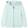 Sweatshirt para Criança com Capuz e Fecho Menta-claro Misto 104