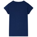 T-shirt para Criança com Estampa de Cães Azul-marinho 128