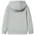 Sweatshirt para Criança com Capuz e Fecho Caqui-claro Mesclado 140