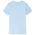 T-shirt para Criança com Estampa de Autocarro Azul-claro 116