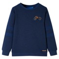 Sweatshirt para Criança Azul-marinho Mesclado 140