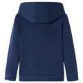 Sweatshirt para Criança com Capuz Azul-marinho Mesclado e Laranja 128