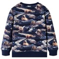 Sweatshirt para Criança C/ Estampa de Urso Azul-marinho 116