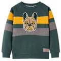 Sweatshirt para Criança Verde-escuro 92