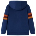 Sweatshirt Infantil C/ Capuz e Estampa de Urso e Skate Azul-marinho 92