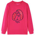 Sweatshirt para Criança C/ Design de Ouriço Rosa-brilhante 92