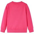 Sweatshirt para Criança com Pavão de Lantejoulas Rosa-brilhante 92