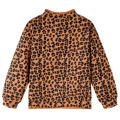 Sweatshirt de Criança com Estampa de Leopardo Conhaque-claro 128