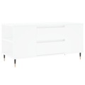 Mesa de Centro 102x44,5x50 cm Derivados de Madeira Branco