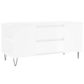 Mesa Centro 102x44,5x50cm Derivados de Madeira Branco Brilhante