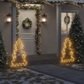 Decoração árvore de Natal C/ Luz e Estacas 115 Luzes LED 90 cm