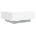 Mesa de Centro 80x80x31 cm Contraplacado Branco