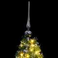 árvore de Natal Artificial C/ 150 Leds Conjunto Bolas e Neve 150cm