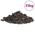 Pedras Vulcânicas 25 kg 1-2 cm Preto