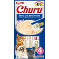 Lanche para Gato Inaba Churu 4 X 14 G Atum Vitela