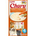 Lanche para Gato Inaba Churu 4 X 14 G Frango Vitela