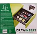 Organizador de Gavetas Exacompta Drawinsert Preto (29,8 X 24,6 X 36 cm)