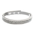 Bracelete Feminino 5260435 Cinzento Couro (6 cm)