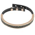 Bracelete Feminino 5260437 Cinzento Couro (6 cm)