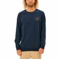 Polar sem Capuz Homem Rip Curl Re Entry Crew Azul Marinho XL