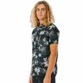 Camisa Rip Curl Swc Botanica S/s Homem Manga Curta Preto M