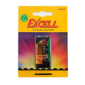 Pilhas Excell Alcalinas 6LR61 9V Blister de 1