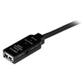 Cabo USB Startech USB2AAEXT25M Preto