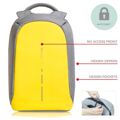 Mochila Bobby Anti Roubo Amarelo USB