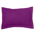 Capa de Travesseiro Alexandra House Living Roxo 55 X 55 + 5 cm