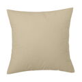 Capa de Travesseiro Alexandra House Living Bege Camel 40 X 40 cm