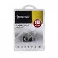 Pendrive Intenso 3503470 16 GB Prata Preto