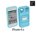 Capa de Silicone para iPhone com Caretas