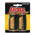 Pilhas Excell Alcalinas LR20 D Blister de 4