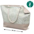 Bolsa Paisley Verde Praia