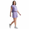 Calções de Desporto para Mulher Adidas IA6449 Calças Roxo L