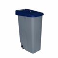 Caixote do Lixo com Rodas Denox 85 L Azul 58 X 41 X 76 cm