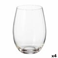 Conjunto de Copos Bohemia Crystal Clara 560 Ml Cristal 6 Peças (4 Unidades)