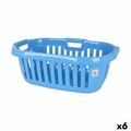 Cesto da Roupa Tontarelli Hipster Azul 50 L 66 X 44 X 25 cm (6 Unidades)