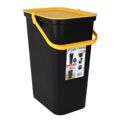 Caixote de Lixo para Reciclagem Tontarelli Moda 24 L Amarelo Preto (6 Unidades)