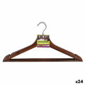 Conjunto de Cabides Confortime Castanho Madeira 3 Peças (24 Unidades)