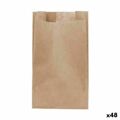 Set de Bolsas Algon Descartáveis Papel Kraft 40 Peças 8 X 15 cm (48 Unidades)