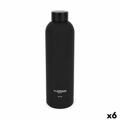 Garrafa Térmica Thermosport Soft Touch Preto 1 L (6 Unidades)