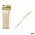 Conjunto de Espetos para Churrascos Algon Bambu 20 Peças 18 cm (24 Unidades)