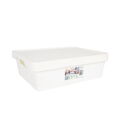 Caixa de Armazenagem com Tampa Tontarelli Maya Branco 9,2 L 36 X 28 X 11 cm (12 Unidades)