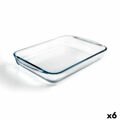 Travessa para o Forno Pyrex Classic Retangular Transparente Vidro 40 X 27 X 6 cm (6 Unidades)