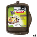 Travessa para o Forno Pyrex Asimetria Retangular Metal 30 X 24 cm 6 Unidades