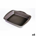 Travessa para o Forno Pyrex Asimetria Retangular Metal 6 Unidades 40 X 31 cm