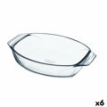 Travessa para o Forno Pyrex Irresistible Ovalada 35,1 X 24,1 X 6,9 cm Transparente Vidro (6 Unidades)