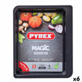 Travessa para o Forno Pyrex Magic Retangular Metal 30 X 23 cm 6 Unidades