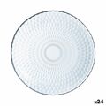 Plat Bord Luminarc Pampille Transparente Vidro (25 cm) (24 Unidades)